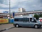 Бесплатный автобус Genser в пункт аренды автомобилей АрендаАвто-нвк на ул.Добролюбова